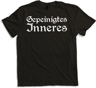 Produktbild von T-Shirt Gepeinigtes Inneres Gothic Sprüche Dark Wave Batcave Gruftie