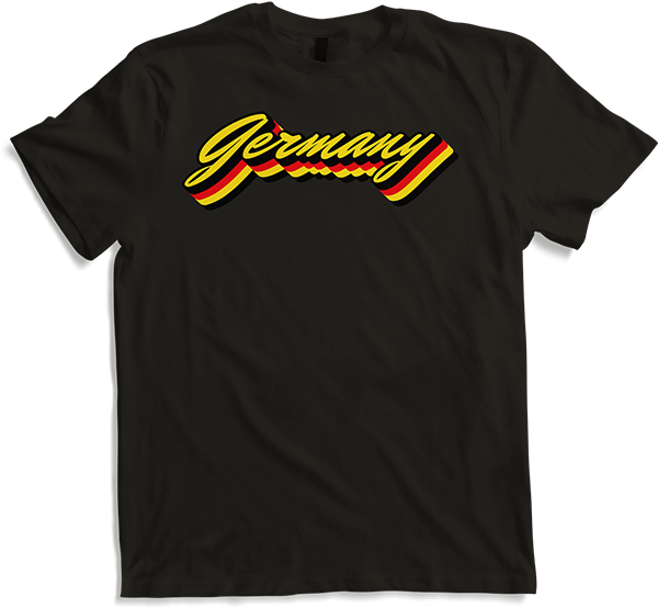 Produktbild von T-Shirt Germany Bundesfarben Dreifarb Flagge Patrioten Deutschland