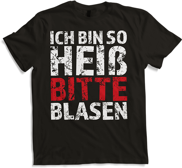 Produktbild von T-Shirt Gerne Blasen Versauter Sexwitz Anmachspruch Anmach Sprüche