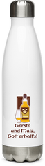 Produktbild von Edelstahlflasche Gerste und Malz Gott erhalt's Schottland Islay Scotch Whisky