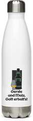 Produktbild von Edelstahlflasche Gerste und Malz Gott erhalt's Schottland Islay Scotch Whisky