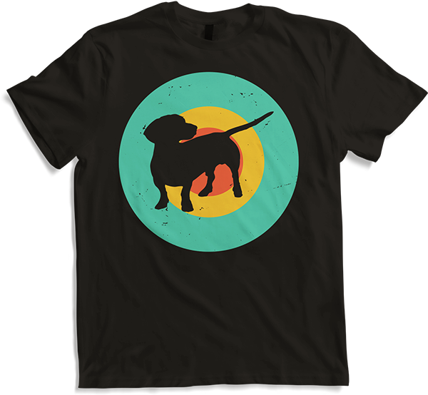 Produktbild von T-Shirt Geschenk für Dackelbesitzer | Vintage Dackel | Retro Teckel