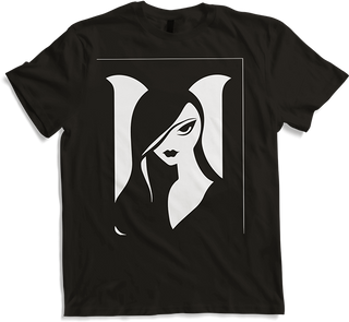 Produktbild von T-Shirt Gothic Girl Dark Fairytale Goth Okult Frauen Batcave