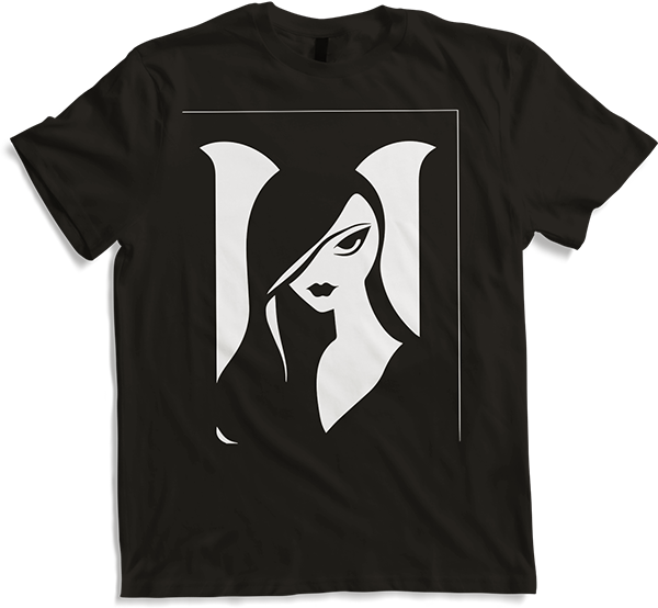 Produktbild von T-Shirt Gothic Girl Dark Fairytale Goth Okult Frauen Batcave
