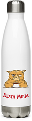 Produktbild von Edelstahlflasche Grindcore Spruch Horror Katze Metalhead Heavy Metal