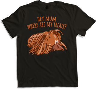 Produktbild von T-Shirt Hey Mum Where Are My Treats? Lustiger Meerschweinchen Spruch