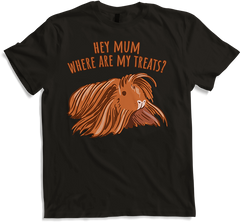 Produktbild von T-Shirt Hey Mum Where Are My Treats? Lustiger Meerschweinchen Spruch