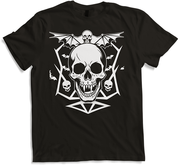 Produktbild von T-Shirt Horror Skull Skull Art Skull Gothic Heavy Metal