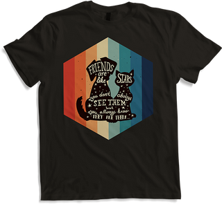 Produktbild von T-Shirt Hund & Katze | Beste Freunde | Süßer Spruch | Vintage