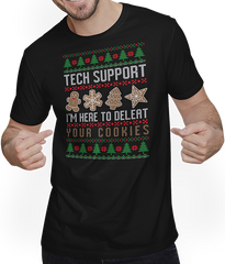 Produktbild von T-Shirt mit Mann IT Support Ugly Christmas Nerds Geeks Administrator Server