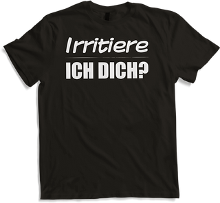 Produktbild von T-Shirt Irritiere ich Dich? Lustiger frecher Spruch Teenager Mädchen
