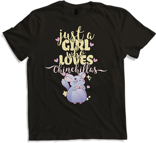 Produktbild von T-Shirt Just A Girl Who Loves Chinchillas | Lustiges Chinchilla