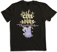 Produktbild von T-Shirt Just A Girl Who Loves Chinchillas | Lustiges Chinchilla