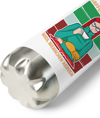 Produktbild vom Boden der Thermoflasche Kaffee und Katzen weil Menschen Nerven Morgenmuffel Katzen