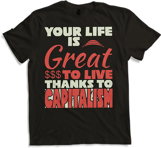 Produktbild von T-Shirt Kapitalismus Unternehmer Kapitalistisch Bankwirtschaft Geld