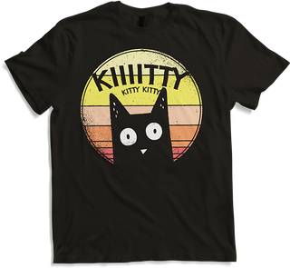 Produktbild von T-Shirt Kiiiitty Kitty Kitty Sarkastischer Ironischer Katzen Spruch