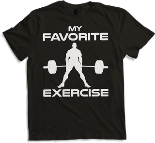 Produktbild von T-Shirt Lieblingsübung Legday Bodybuilding Muscle Sumo Deadlift