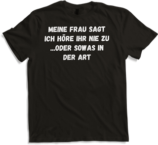 Produktbild von T-Shirt Lustige Ehemänner Sprüche für humorvolle Ehepaare Ehefrau
