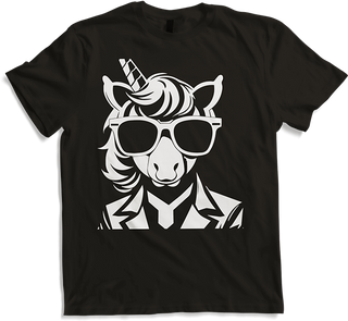 Produktbild von T-Shirt Lustige Einhörner tragen Sonnenbrille cooles Einhorn