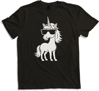 Produktbild von T-Shirt Lustige Einhörner tragen Sonnenbrille cooles Einhorn