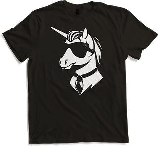 Produktbild von T-Shirt Lustige Einhörner tragen Sonnenbrille cooles Einhorn