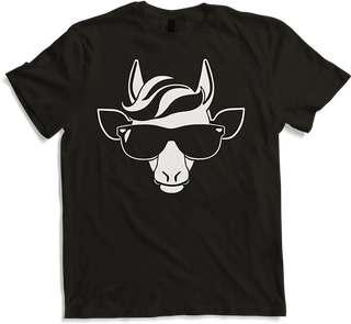 Produktbild von T-Shirt Lustige Einhörner tragen Sonnenbrille cooles Einhorn