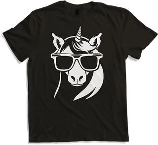 Produktbild von T-Shirt Lustige Einhörner tragen Sonnenbrille cooles Einhorn
