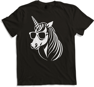 Produktbild von T-Shirt Lustige Einhörner tragen Sonnenbrille cooles Einhorn