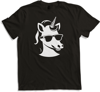 Produktbild von T-Shirt Lustige Einhörner tragen Sonnenbrille cooles Einhorn