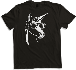 Produktbild von T-Shirt Lustige Einhörner tragen Sonnenbrille cooles Einhorn