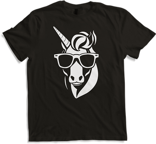 Produktbild von T-Shirt Lustige Einhörner tragen Sonnenbrille cooles Einhorn