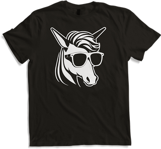 Produktbild von T-Shirt Lustige Einhörner tragen Sonnenbrille cooles Einhorn