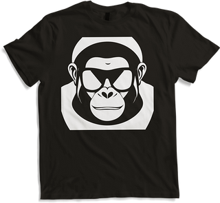 Produktbild von T-Shirt Lustiger Affe trägt Sonnenbrille Fun Monkey