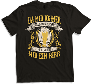 Produktbild von T-Shirt Lustiger Bier Spruch Biertrinker Helles Weizen Starkbier