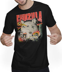 Produktbild von T-Shirt mit Mann Lustiger CHINZILLA Chinchilla Geschenk für Chinchillahalter