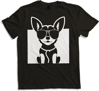 Produktbild von T-Shirt Lustiger Chihuahua mit Sonnenbrille Chihuahuas