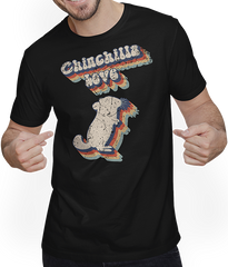 Produktbild von T-Shirt mit Mann Lustiger Chinchilla-Spruch | Vintage-Chinchilla-Zubehör