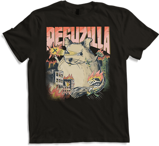Produktbild von T-Shirt Lustiger DEGUZILLA DEGU Geschenk Deguhalter Octodon Degus
