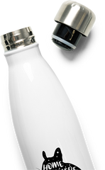 Produktbild vom Oberteil der Thermoflasche Lustiger Degu Spruch | Octodon | Home Is Where My Degus Are