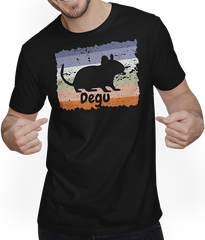 Produktbild von T-Shirt mit Mann Lustiger Degu Spruch Sprüche für Deguhalter Octodon Degus