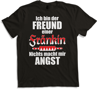 Produktbild von T-Shirt Lustiger Franken Spruch | Freund einer Fränkin Frankenland
