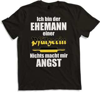 Produktbild von T-Shirt Lustiger Pfälzer Spruch | Ehemann einer Pfälzerin | Pfalz