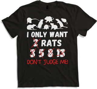 Produktbild von T-Shirt Lustiger Ratten-Spruch für Mütter, Ratten, Mutter, Haustiere, Ratten