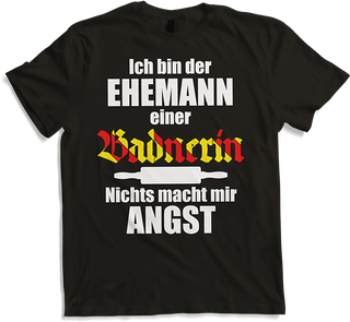 Produktbild von T-Shirt Lustiger Spruch | Geschenk für Ehemänner | Baden Ehefrau