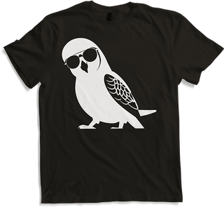 Produktbild von T-Shirt Lustiger Vogel mit Sonnenbrille Cool Bourke's Sittich