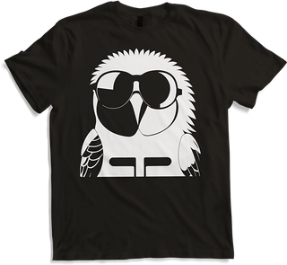 Produktbild von T-Shirt Lustiger Vogel mit Sonnenbrille Cool Bourke's Sittich