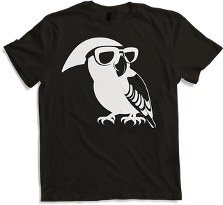 Produktbild von T-Shirt Lustiger Vogel mit Sonnenbrille Cool Bourke's Sittich