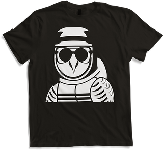 Produktbild von T-Shirt Lustiger Vogel mit Sonnenbrille Cool Bourke's Sittich