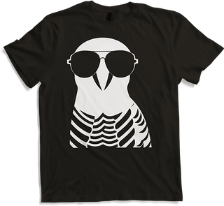 Produktbild von T-Shirt Lustiger Vogel mit Sonnenbrille Cool Bourke's Sittich