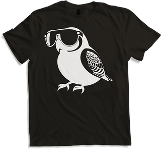 Produktbild von T-Shirt Lustiger Vogel mit Sonnenbrille Cool Bourke's Sittich
